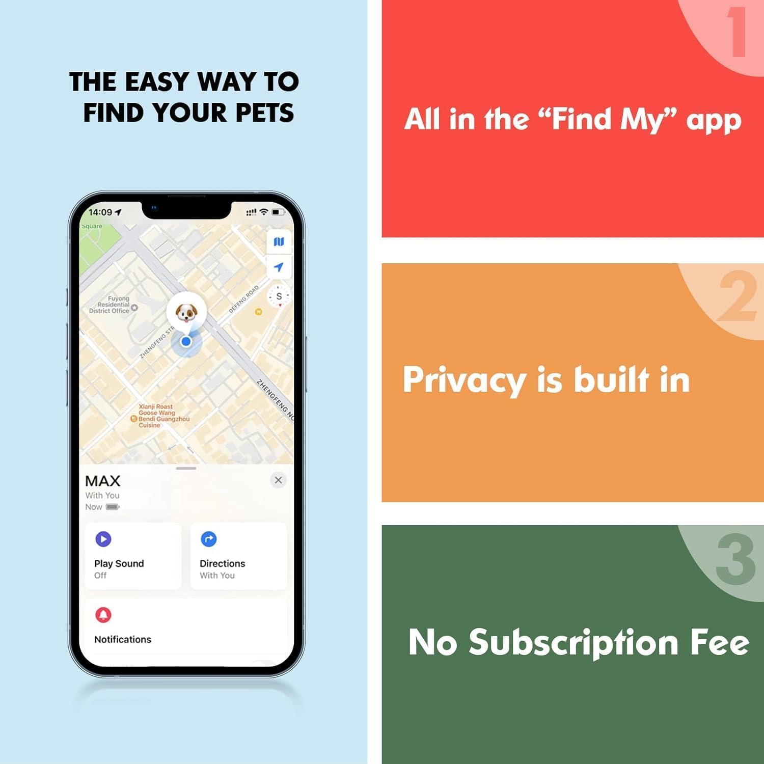 MODUS localizador sin cuota mensual usando la app de rastreo.