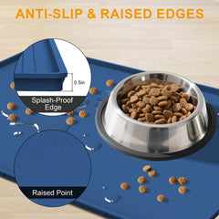 Tapete impermeable para comida y agua de Mofason, antideslizante