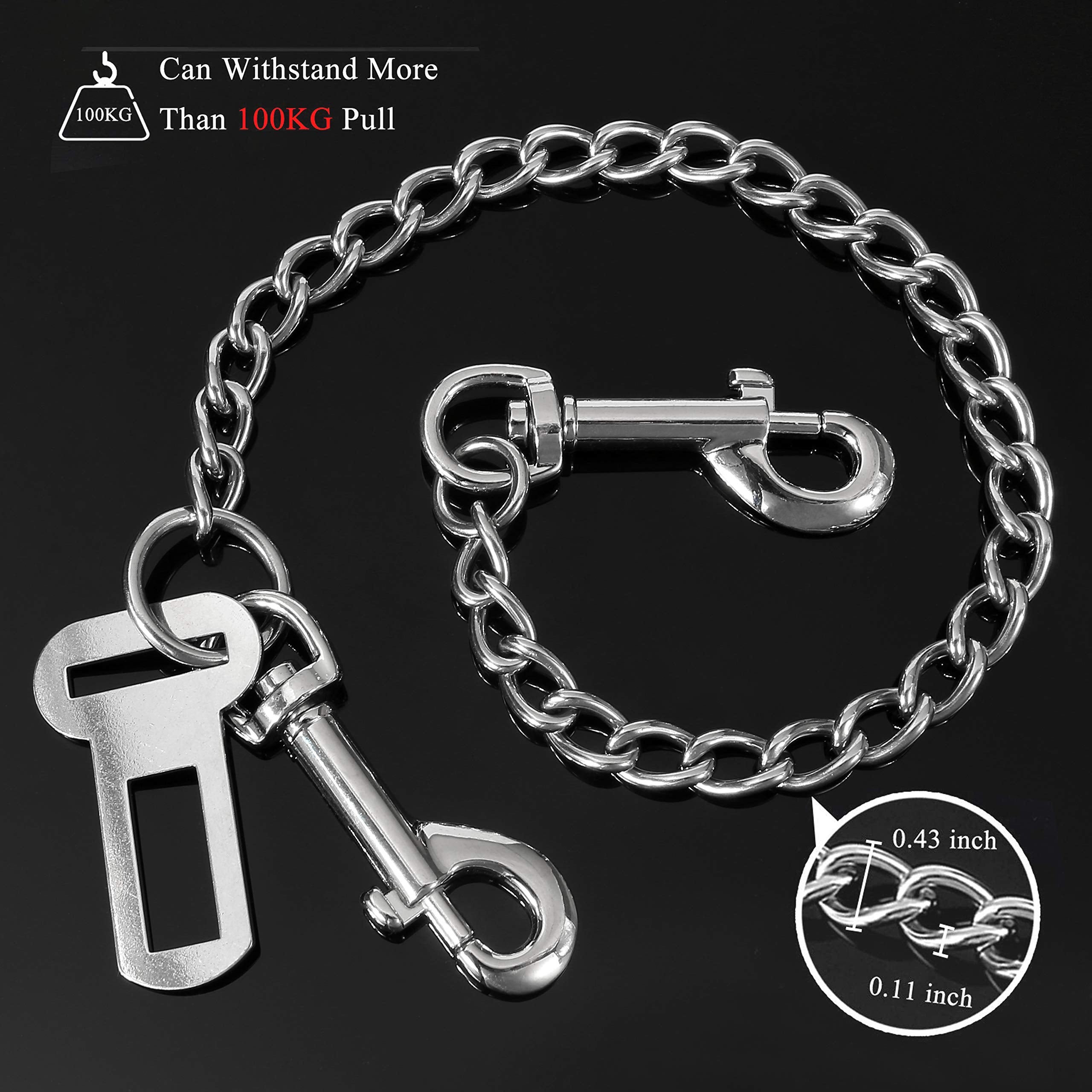 Cinturón para coche Mogoko 33pulgadas, seguridad para perros medianos.