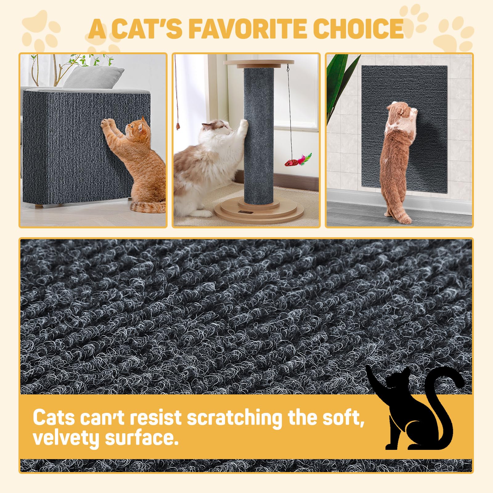 MOHOLD protector rasgado para árbol-gato, compatible con rascadores y muebles.