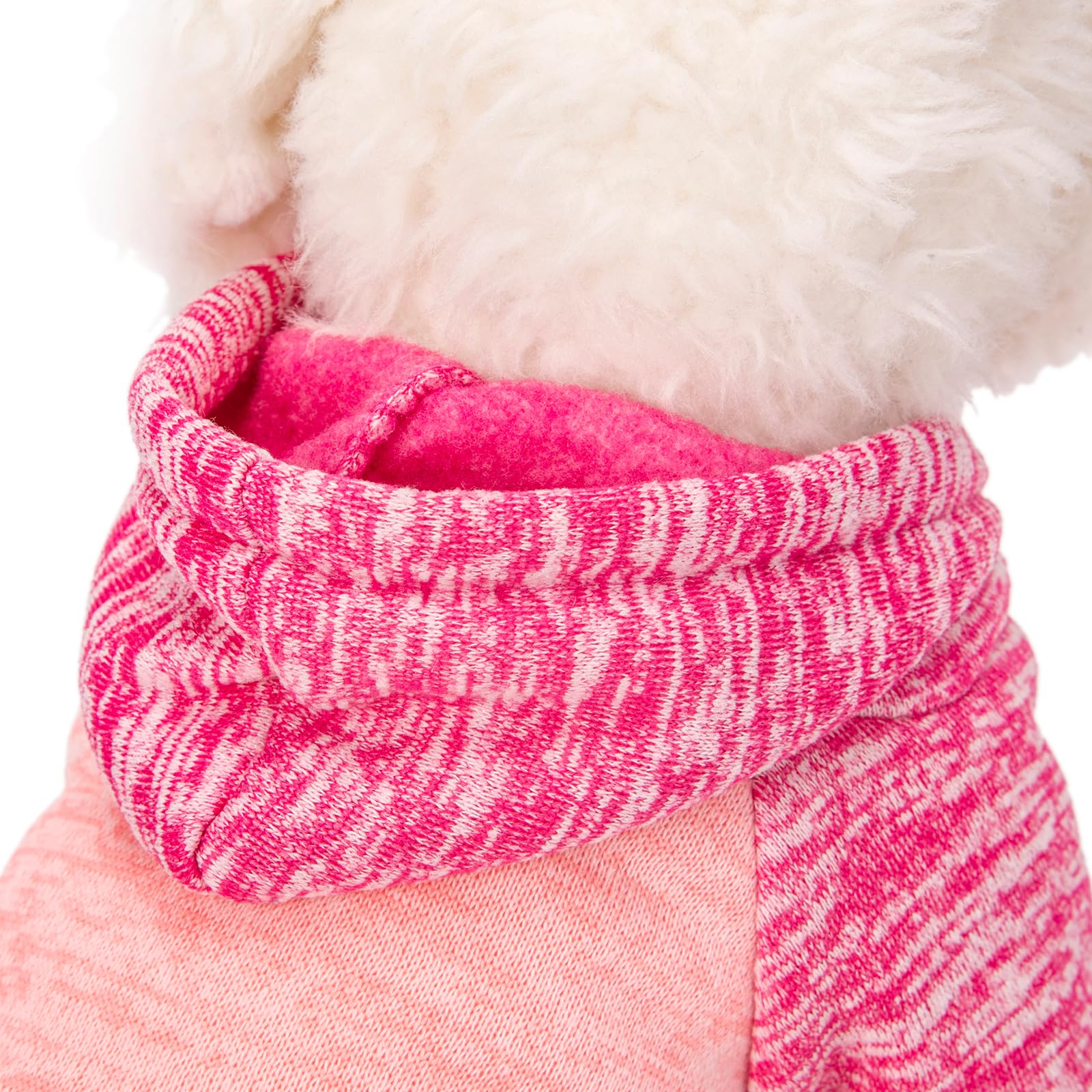 MOIRIG sudadera para perros, pack tres, detalle de costuras y acabado.