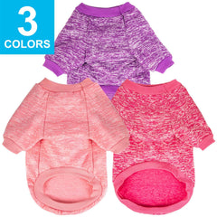 MOIRIG sudadera para perros Pack-3 fucsia, diseño llamativo para paseos.