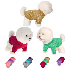 Sudadera MOIRIG para perro pequeño en rojo, ideal para abrigar durante paseos fríos