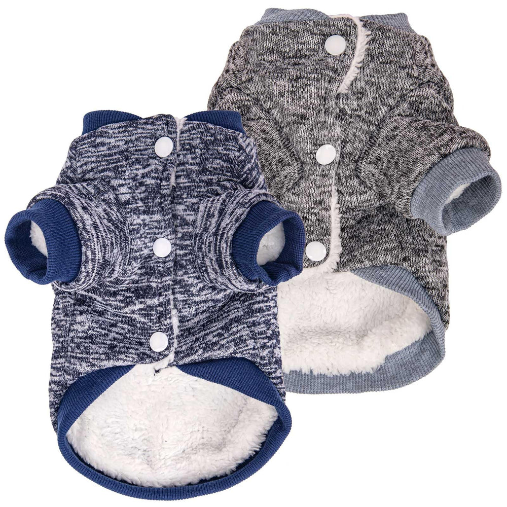 MOIRIG sueter perro textura suave gris para confort diario