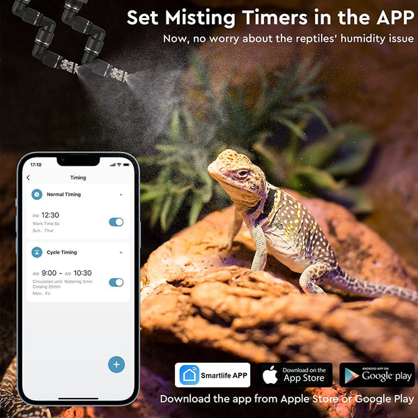 Moistenland mister: alertas útiles desde la aplicación