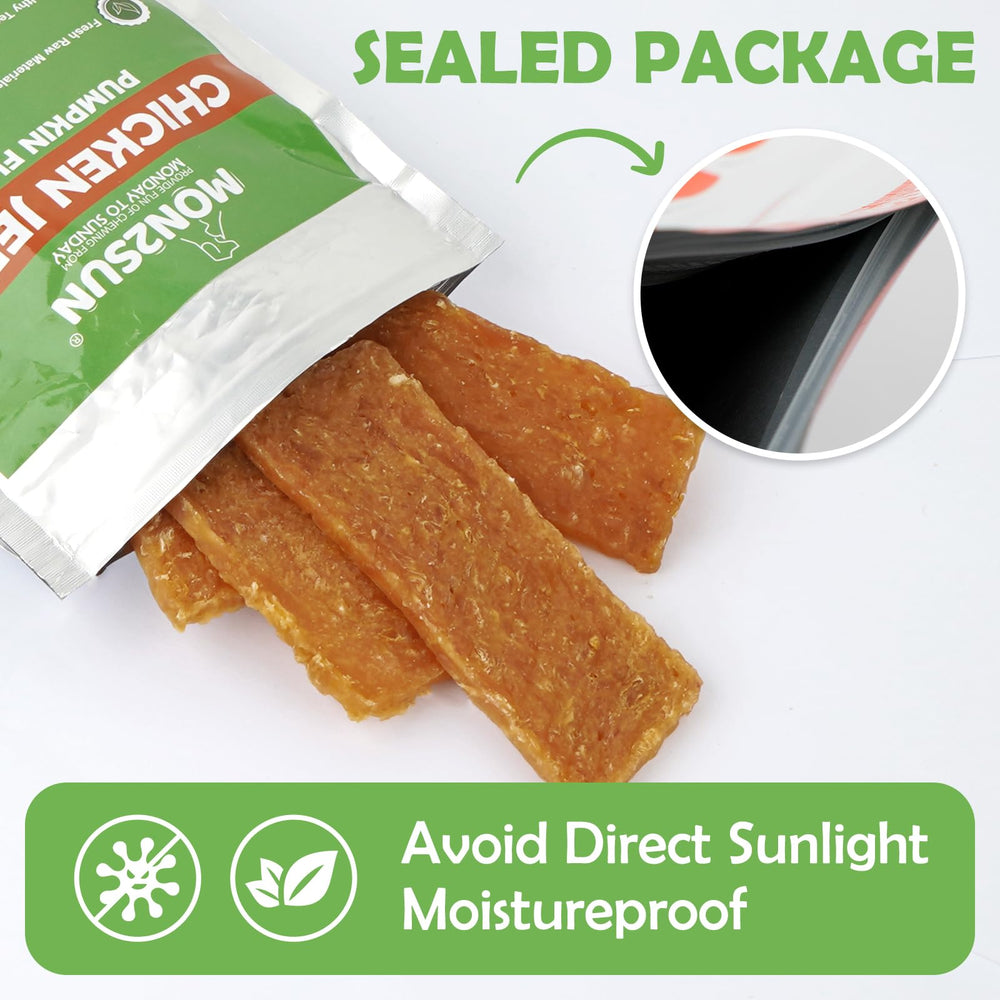 MON2SUN snack de proteína alta y grasa baja para perros
