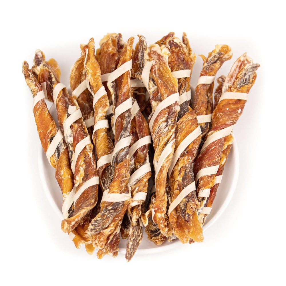 MON2SUN Palitos Jerky Triple Sabor en empaque visible, aptos para variar la masticación.