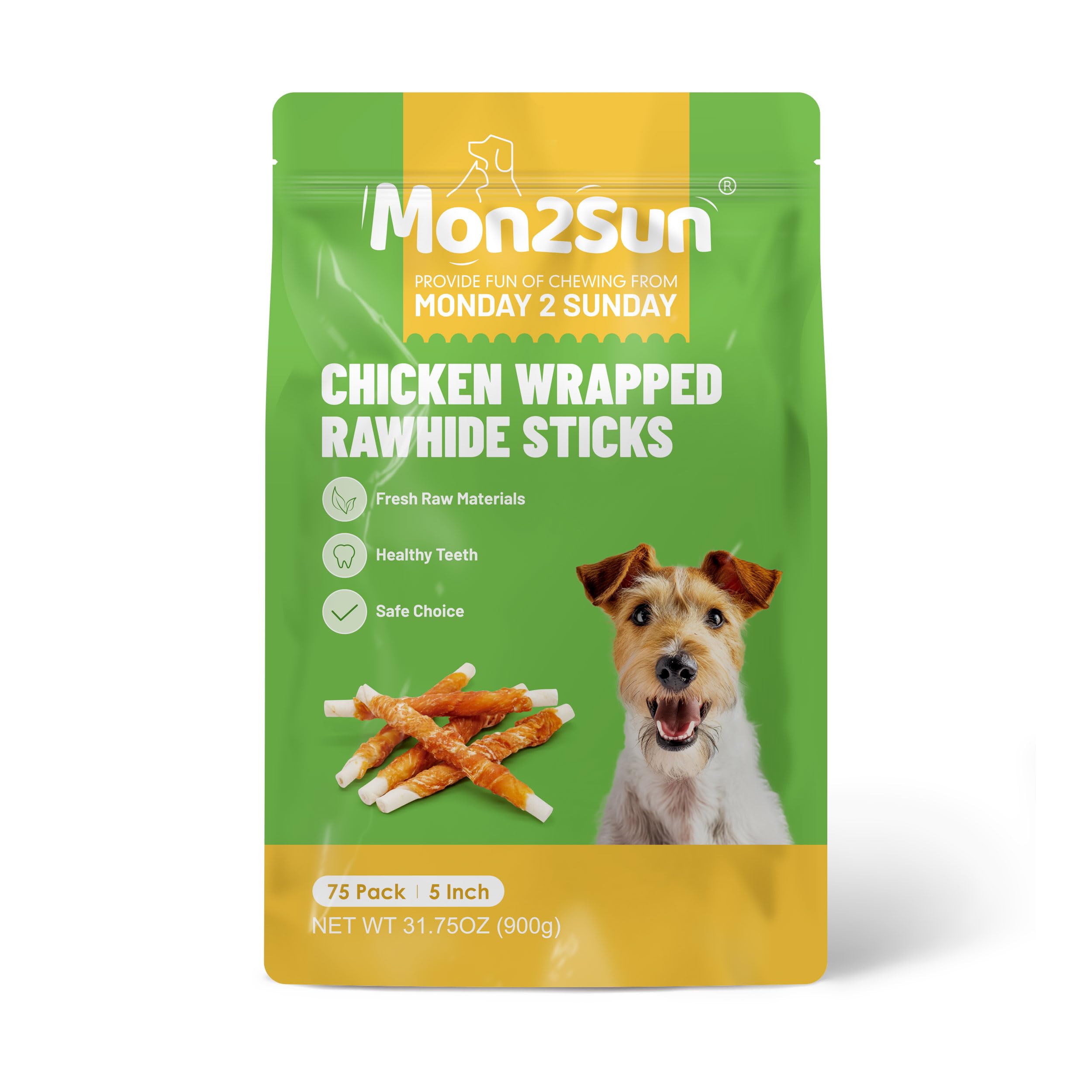 MON2SUN Recompensa para perros con pollo crudo, de fácil dosificación