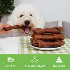 MON2SUN opción de snack sin cuero crudo, más digestible para algunos perros.