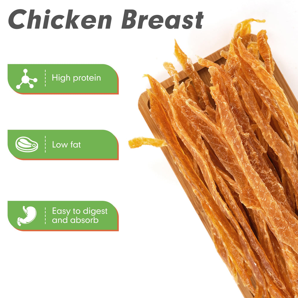 MON2SUN snack de alta proteína de pollo, refuerzo positivo para paseos.