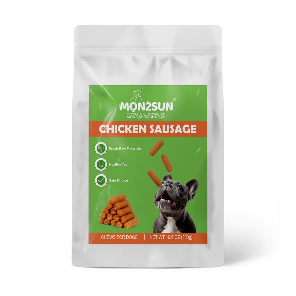 MON2SUN Tamaño de trozo de 2 pulgadas, versátil para perros pequeños a grandes.