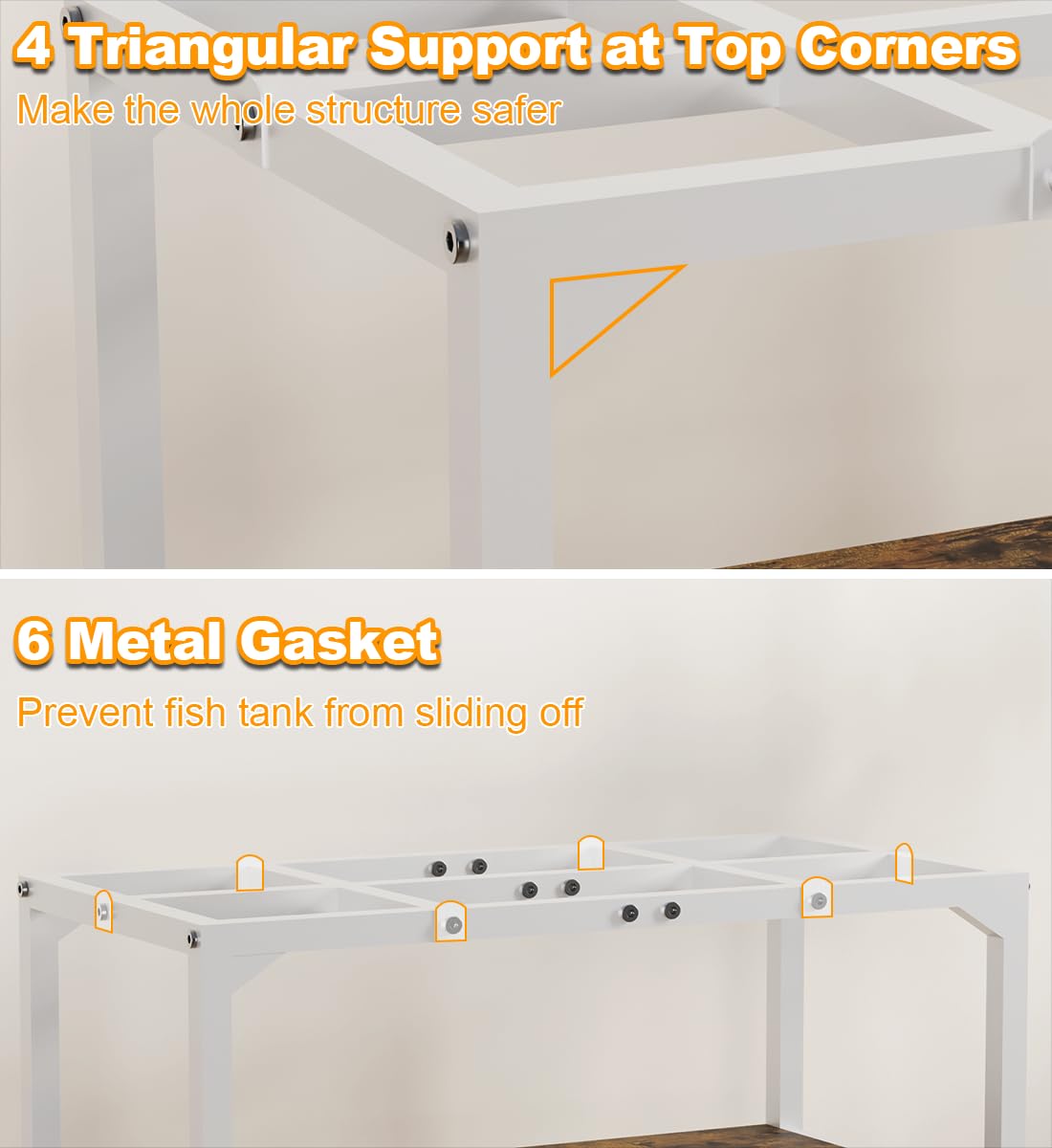 Mondazie estante para uso diario, ideal para acuario y decoración en casa.