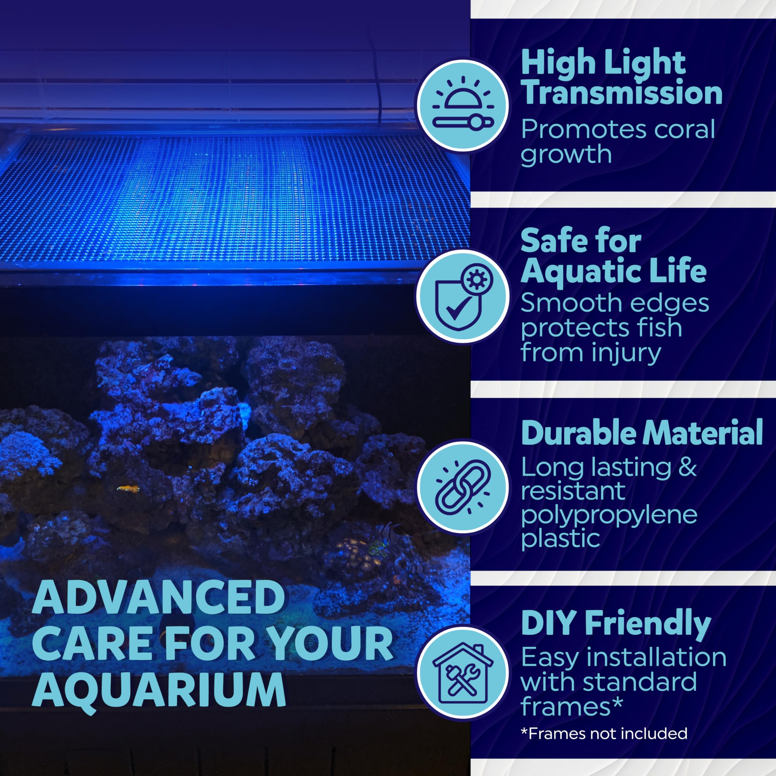 MongsterAquatics malla para terrario, adecuada para reptiles y tortugas.