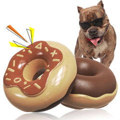 Monotre donut mordedor para perro, resistente y apto para mordidas fuertes.