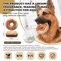 Monotre mordedor perro sabor cremoso, atractivo para la exploración oral.
