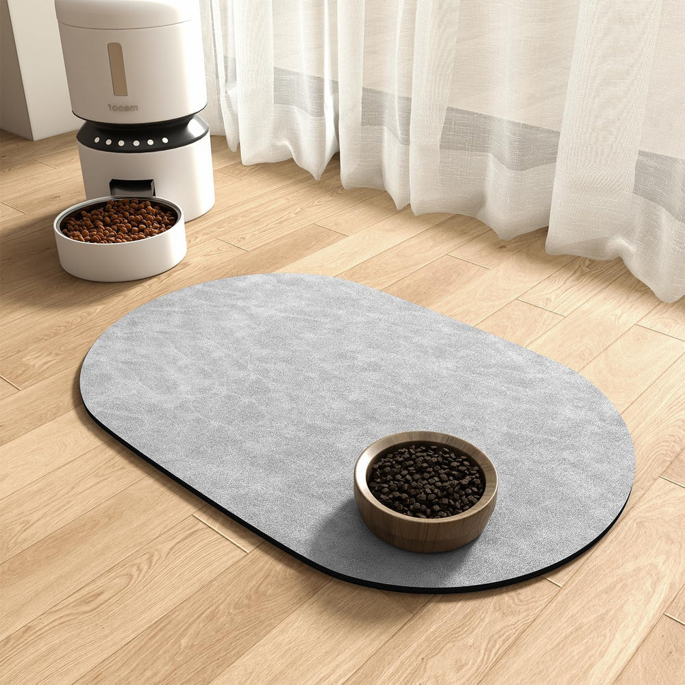 MontVoo alfombrilla para alimentación de perros: absorbente y secado rápido para evitar manchas.