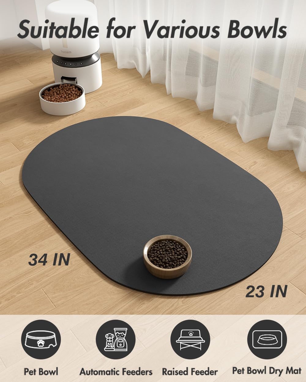 Ideal para beber y comer, mantiene la zona ordenada