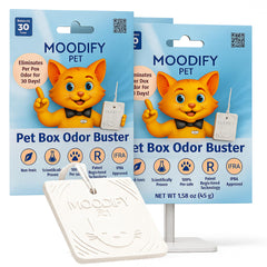 MoodifyPet pack dos absorbentes de olor suspendibles para áreas de mascotas