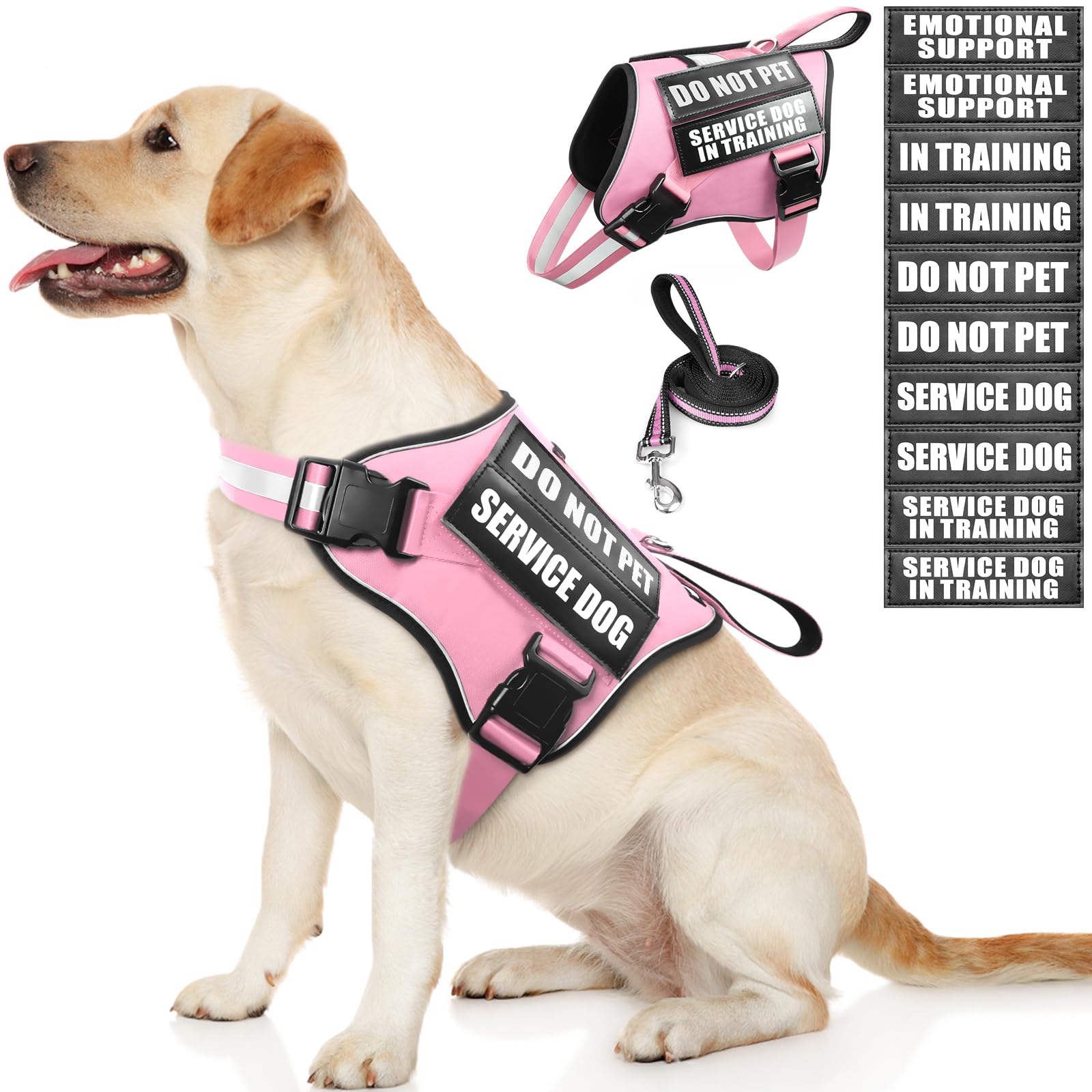 MOOGROU arnés para perro reflectante, ideal para paseos nocturnos.