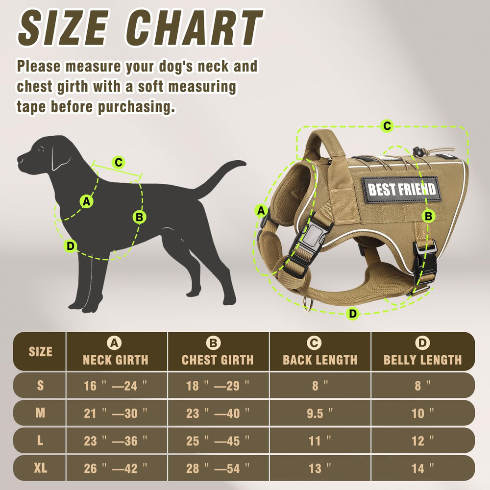 MOOGROU arnés táctico para perro pequeño, exterior camuflado; resistencia para uso diario.