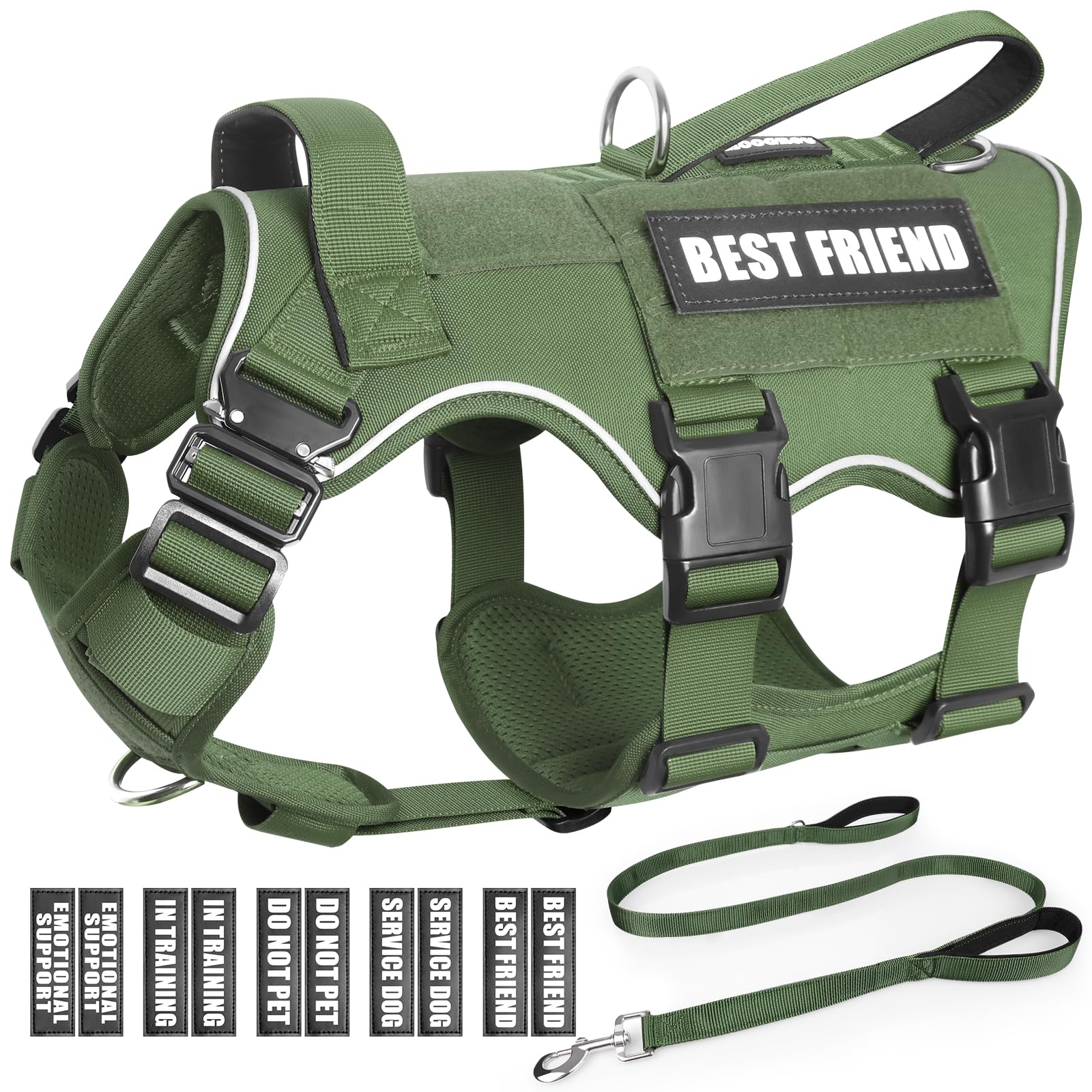 MOOGROU chaleco-entrenamiento con correa para caminatas seguras