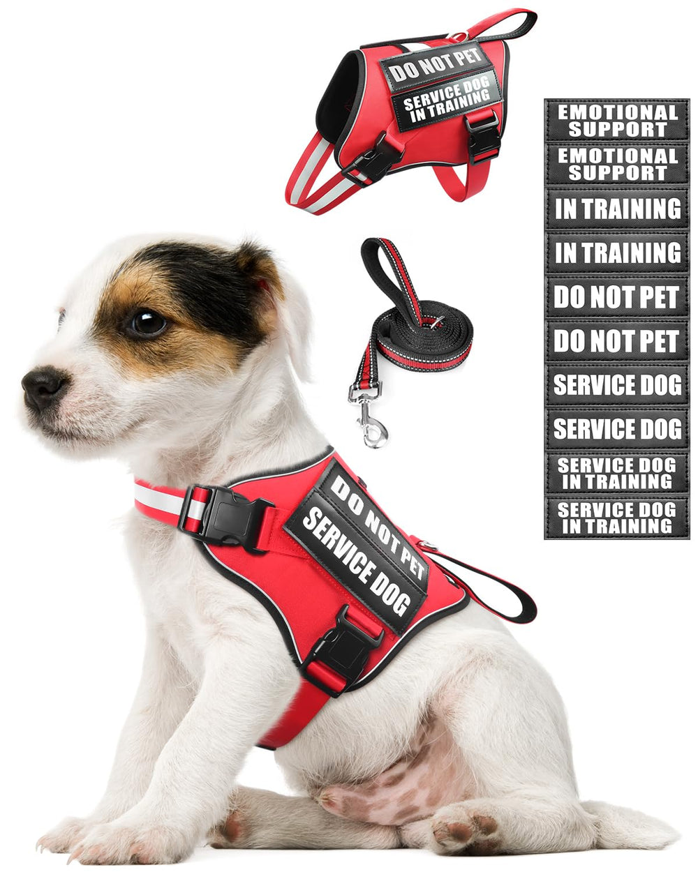 MOOGROU arnés-vest frontal, cómodo para perros de servicio en entrenamiento