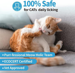 Mooncat champú seco para gatos: sin fragancia para piel sensible