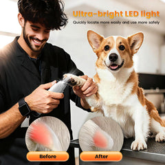 MOONEON luz LED para uñas, guía de corte precisa.