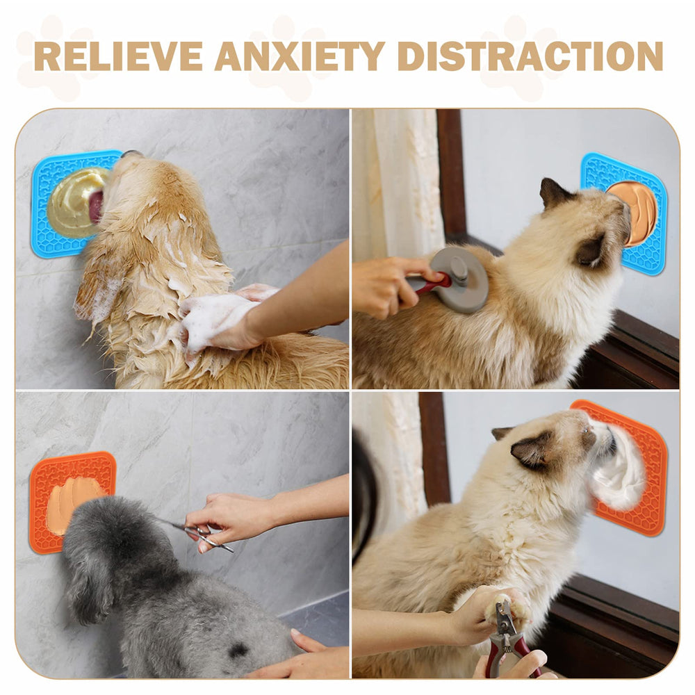 MooonGem LickMat ideal para baño y cuidado diario de mascotas.