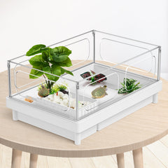 Moonorange decoración terrario para reptiles, vegetación realista para hábitat.