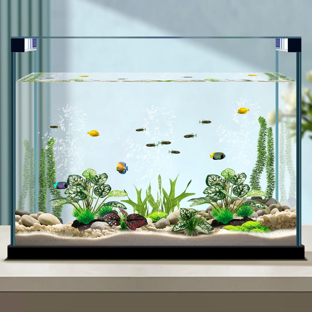 Moonorange plantas artificiales terrario uso amplio para acuario y terrario.