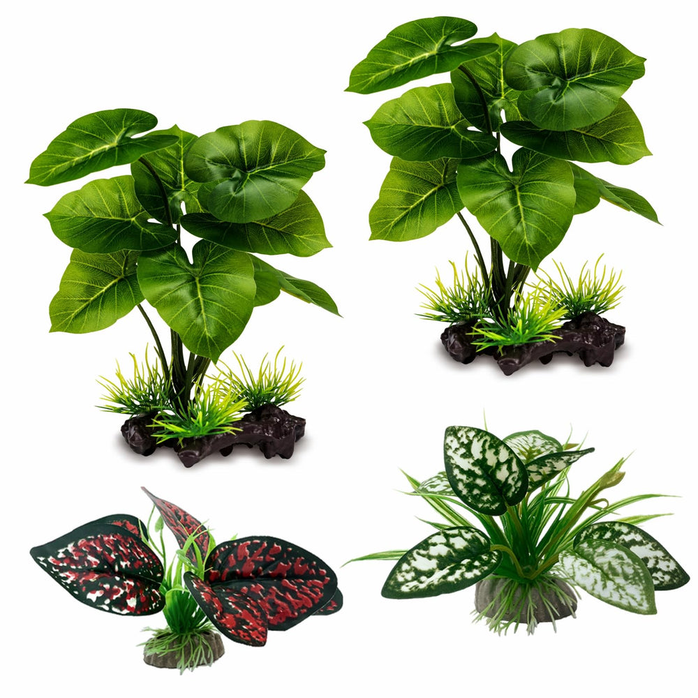 Moonorange plantas artificiales para terrario, aspecto realista y decoración duradera.