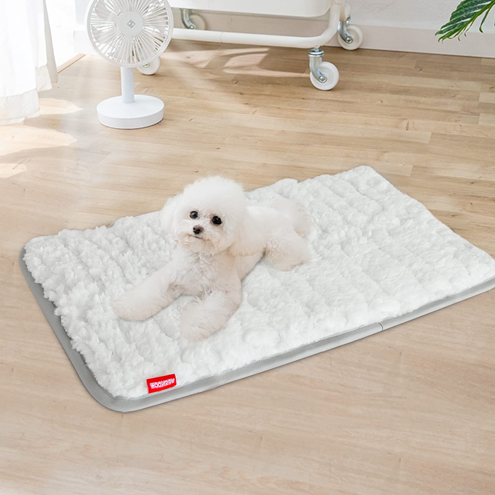 Moonsea cama para perro jaula empaquetado compacto que recupera su forma.