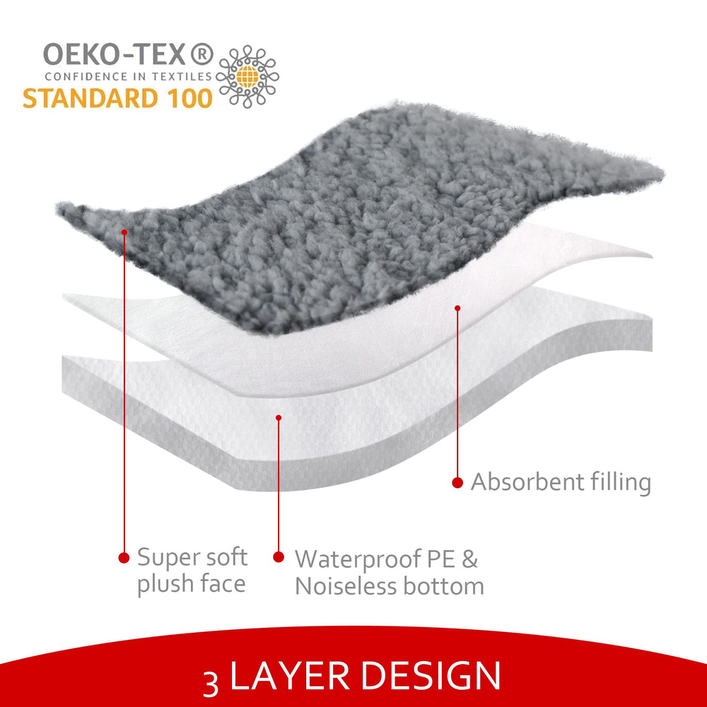 Moonsea funda cama perro ajuste elástico, se adapta a camas de 29x41 pulgadas.