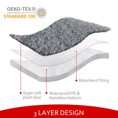 Moonsea funda cama perro ajuste elástico, se adapta a camas de 29x41 pulgadas.