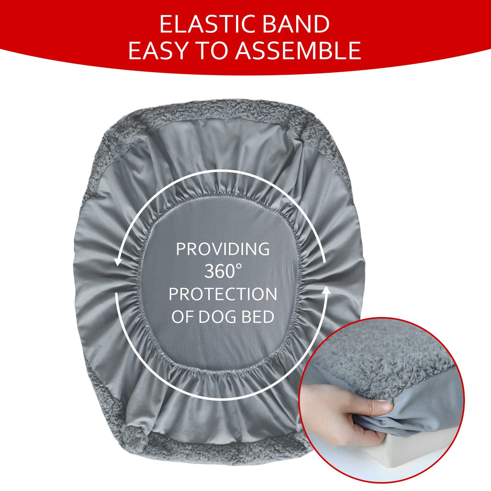 Moonsea funda cama perro impermeable, evita filtraciones y mantiene la base limpia.