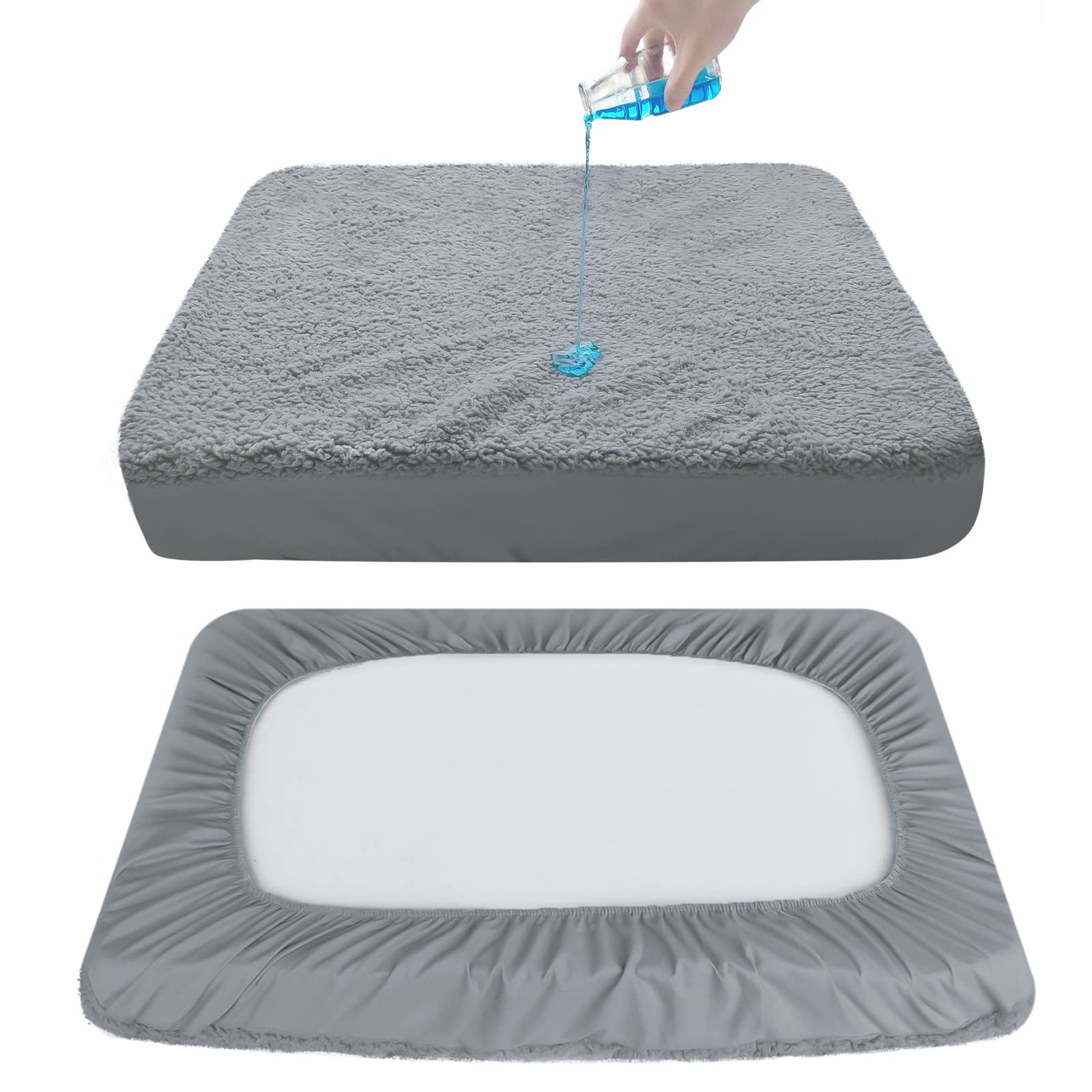 Moonsea funda cama perro lavable a máquina, facilita la limpieza frecuente.