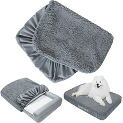 Moonsea funda cama perro plush suave, ofrece confort y sensación agradable para tu mascota.