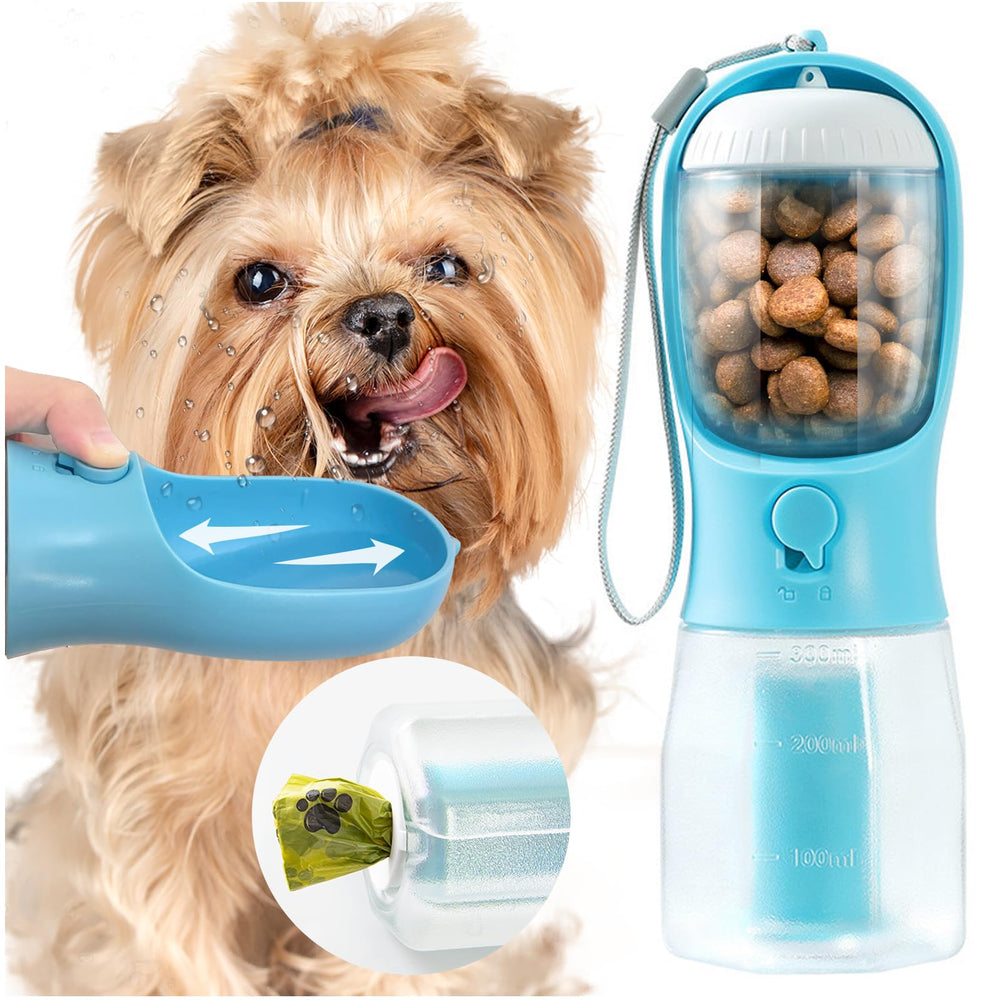 MoonyMars botella-agua para perro pequeño 10oz, ideal para hidratar durante paseos