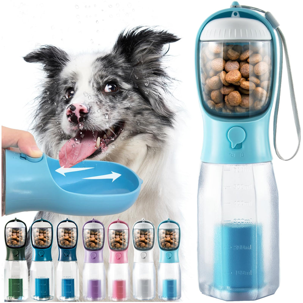 MoonyMars botella portátil para perros 20 onzas, ideal para paseos.