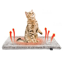 Mora Pets almohadilla auto caliente para gatos, calor constante sin cables.