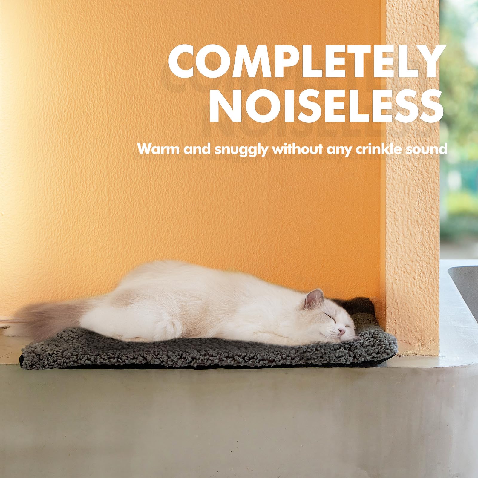 Almohadilla térmica Mora Pets para interior y exterior, ideal para siestas acogedoras.