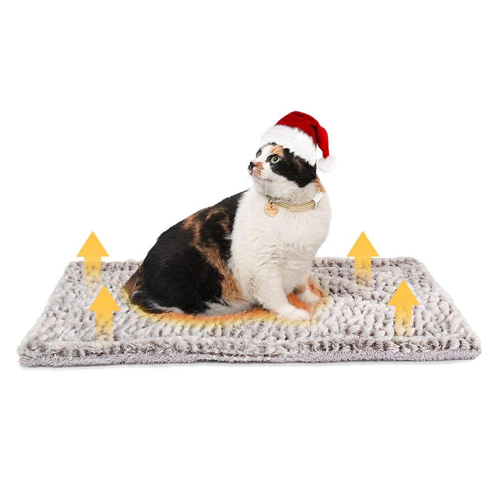 Cama autocalentable Mora Pets lavable a máquina para limpieza fácil.