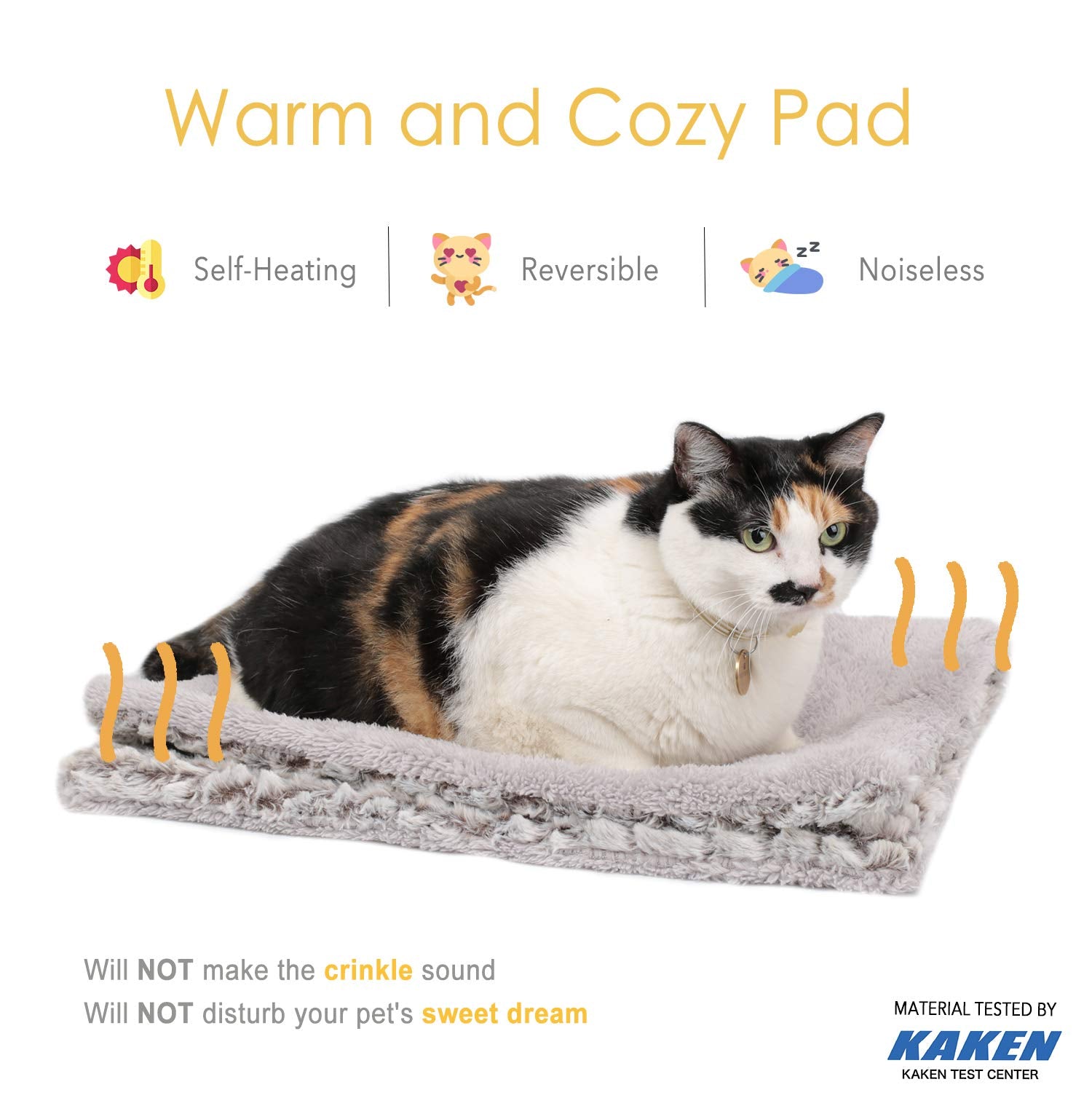 Mora Pets cama gato caliente para uso interior y exterior.