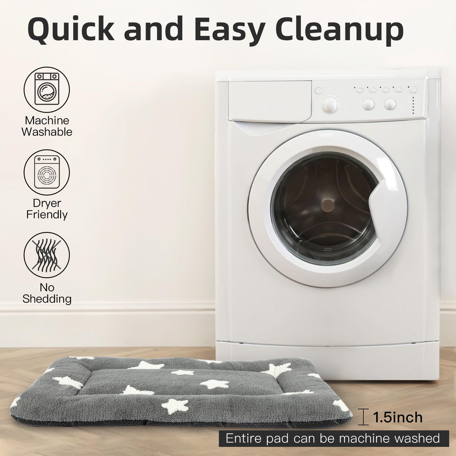 Mora Pets: cama para jaula lavable, fácil de limpieza para uso diario.