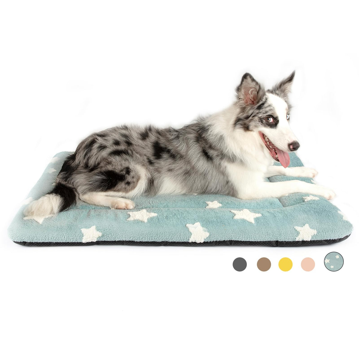 Cama Mora Pets para jaula con base anti-deslizante para perros grandes.