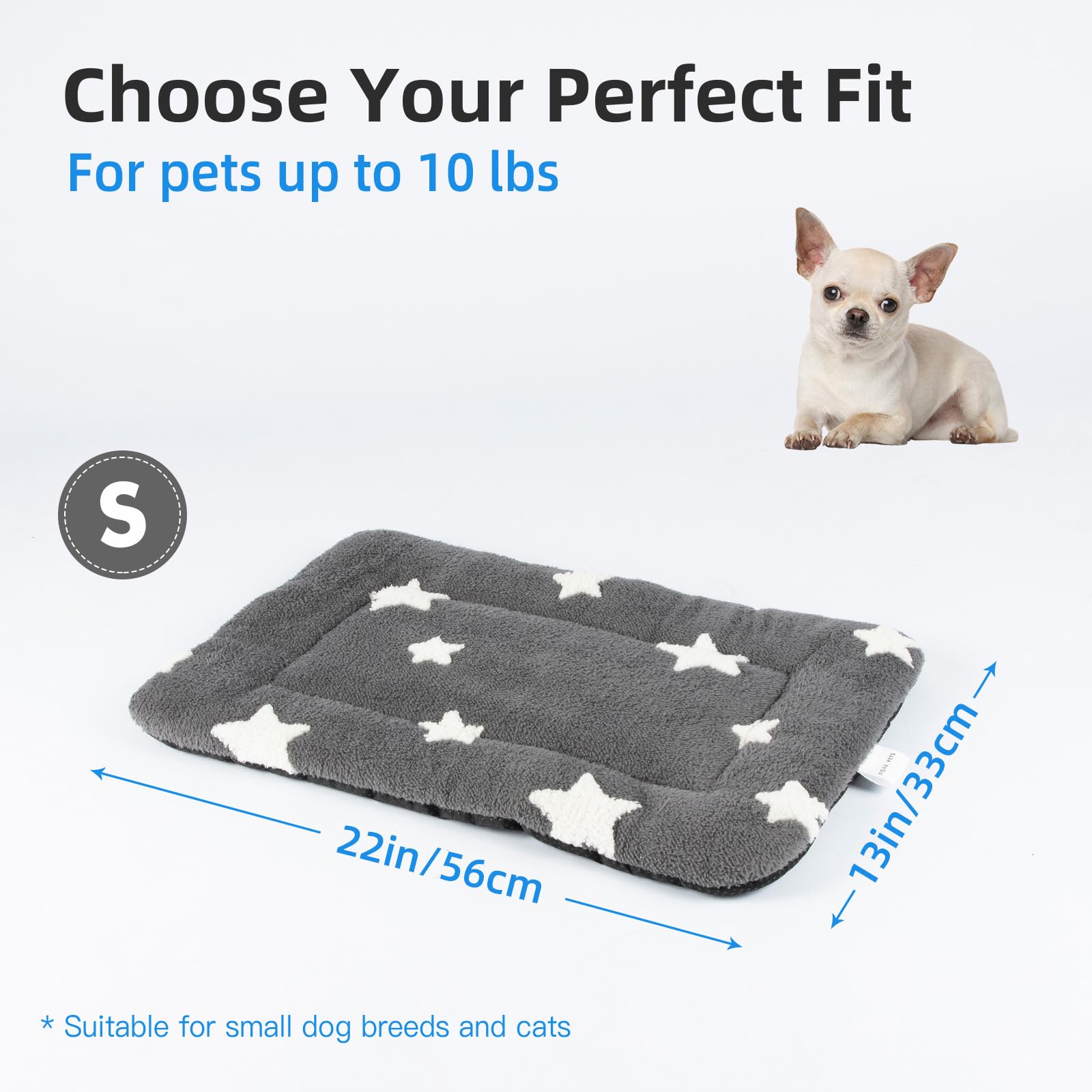 Cama de jaula Mora Pets, adaptable a diferentes tamaños, lavado fácil
