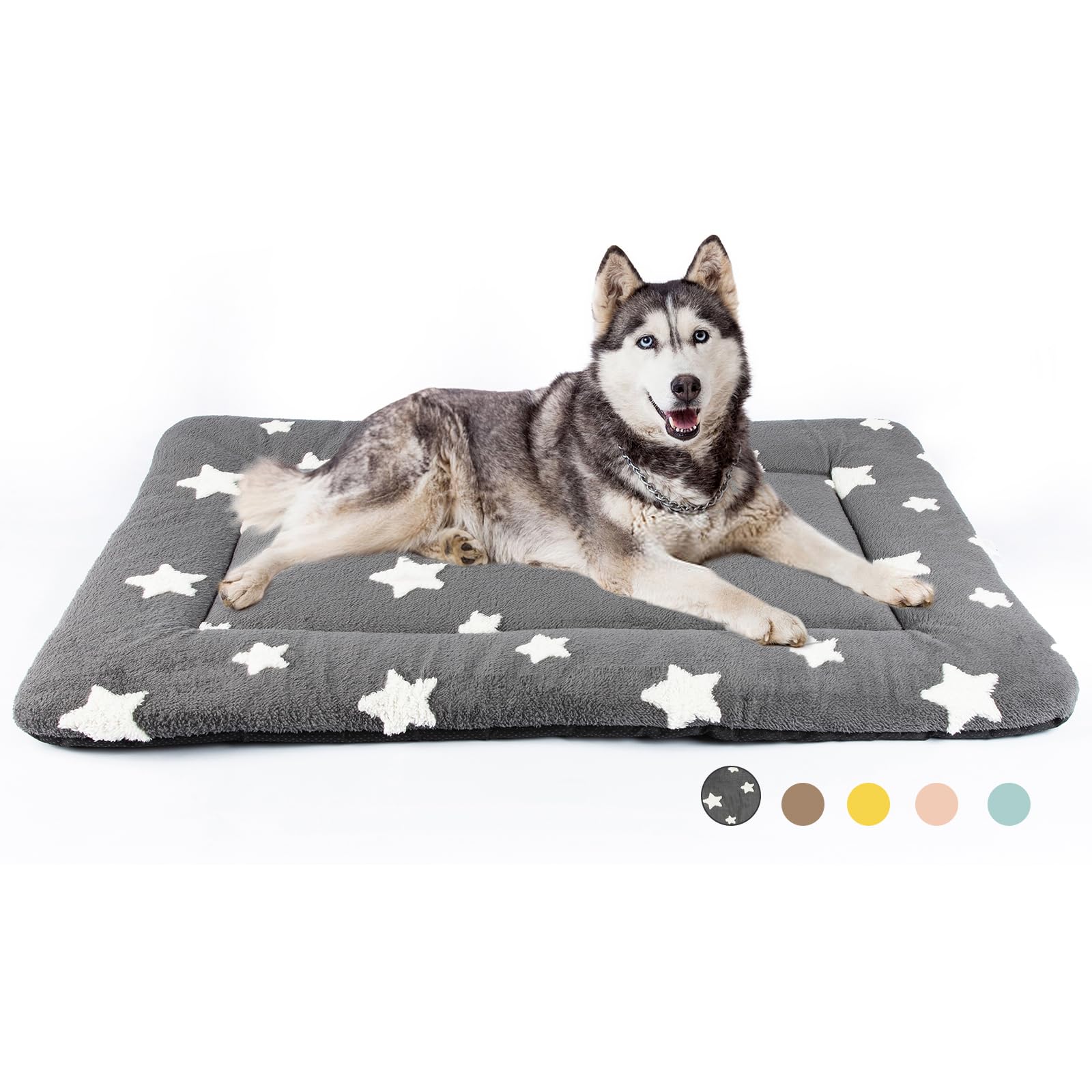 Mora Pets cama-jaula-xl-48x29 con alfombra suave para descanso cómodo y seguro.