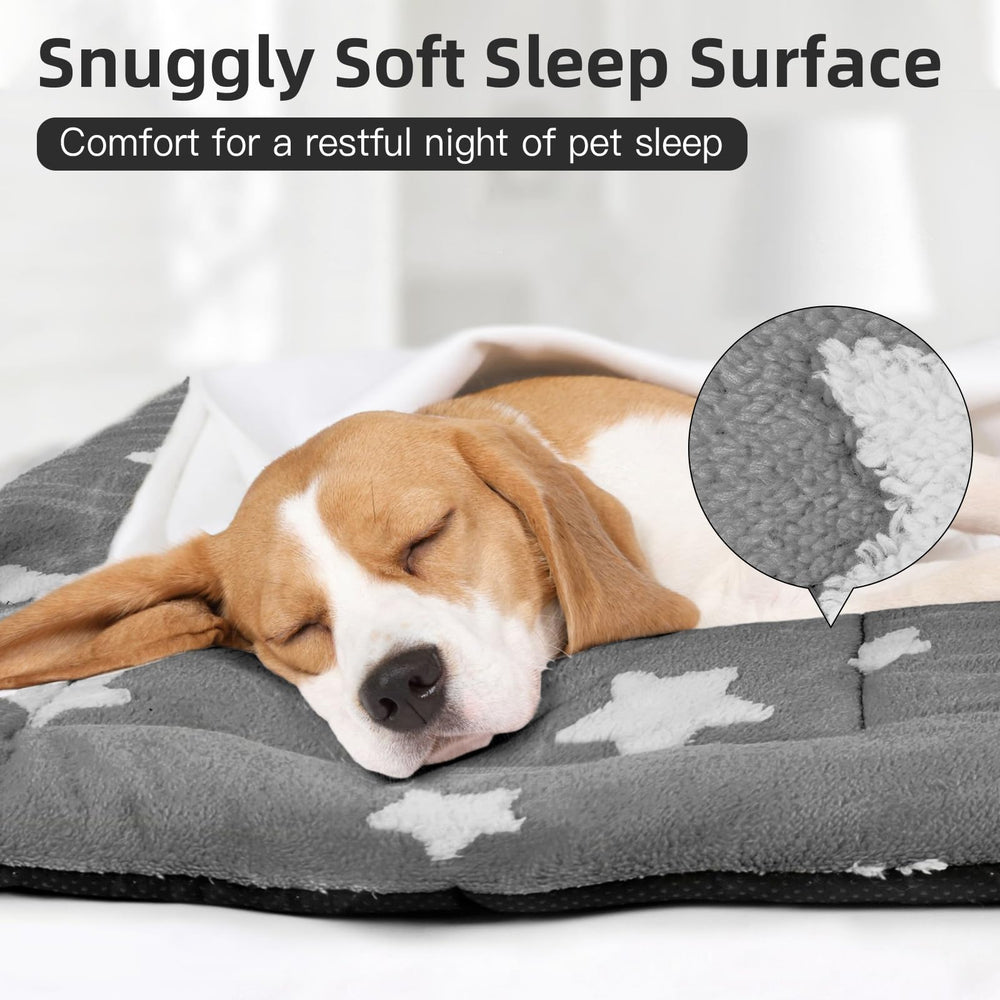 Cama Mora Pets para perros pequeños, antideslizante en gris, ideal para jaula y suelo