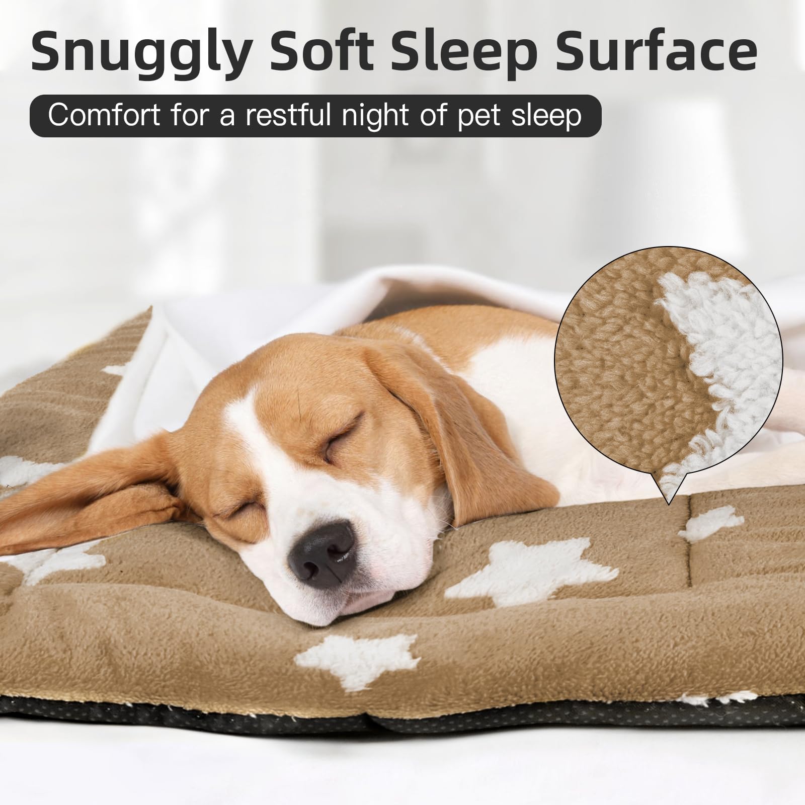 Cama plana Mora Pets para perro mediano, antideslizante y estable.